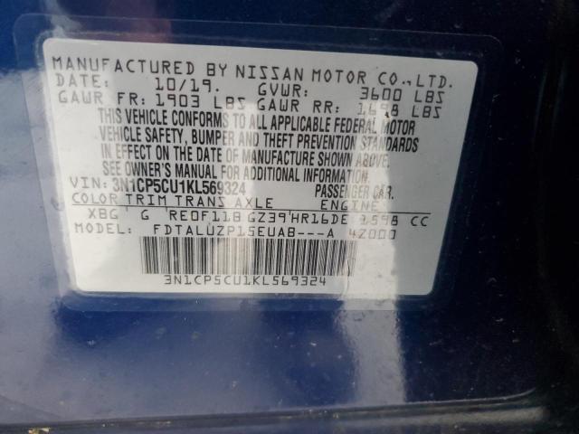 Photo 11 VIN: 3N1CP5CU1KL569324 - NISSAN KICKS 