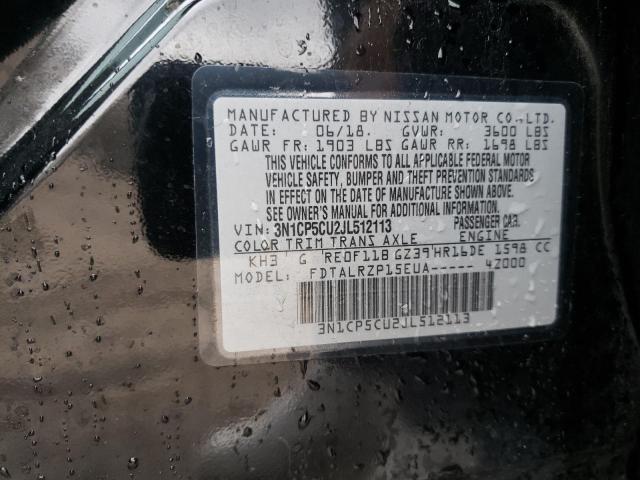 Photo 11 VIN: 3N1CP5CU2JL512113 - NISSAN KICKS S 