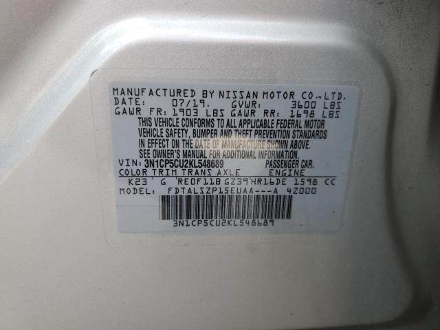 Photo 11 VIN: 3N1CP5CU2KL548689 - NISSAN KICKS S 