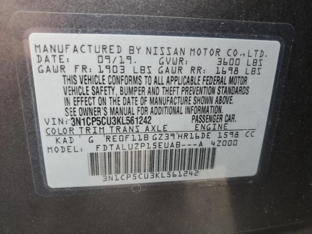 Photo 13 VIN: 3N1CP5CU3KL561242 - NISSAN KICKS 