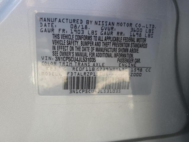 Photo 11 VIN: 3N1CP5CU4JL531035 - NISSAN KICKS 