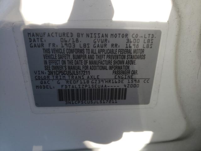 Photo 9 VIN: 3N1CP5CU5JL517211 - NISSAN KICKS 