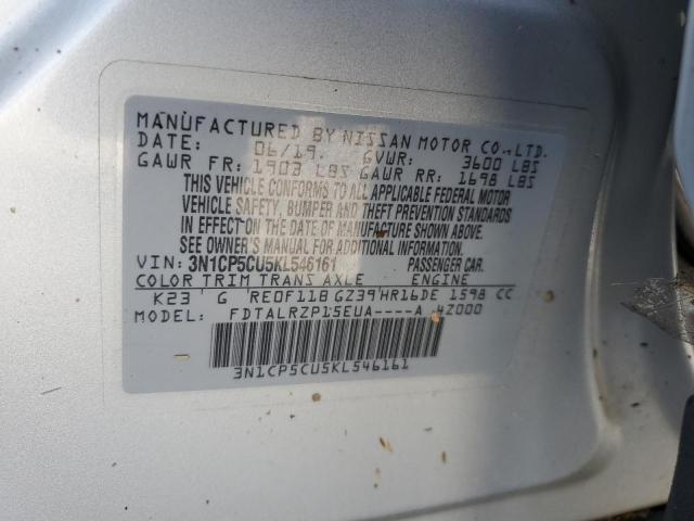 Photo 12 VIN: 3N1CP5CU5KL546161 - NISSAN KICKS S 