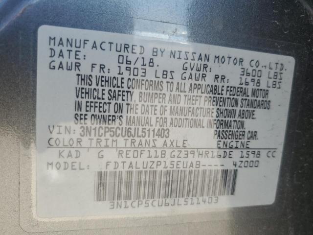 Photo 12 VIN: 3N1CP5CU6JL511403 - NISSAN KICKS S 