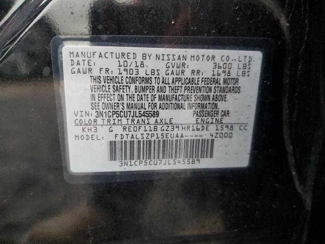 Photo 11 VIN: 3N1CP5CU7JL545589 - NISSAN KICKS 