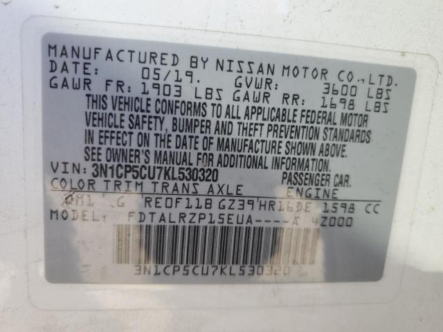 Photo 12 VIN: 3N1CP5CU7KL530320 - NISSAN KICKS 