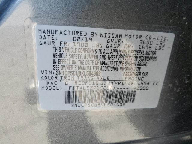 Photo 11 VIN: 3N1CP5CU8KL504602 - NISSAN KICKS 