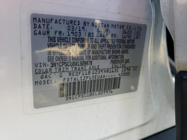 Photo 12 VIN: 3N1CP5CU8KL509976 - NISSAN KICKS 