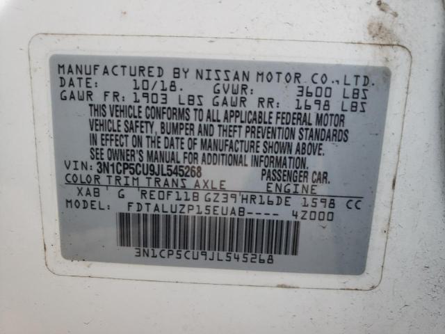 Photo 11 VIN: 3N1CP5CU9JL545268 - NISSAN KICKS 