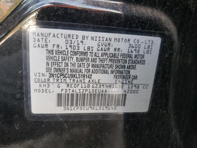 Photo 11 VIN: 3N1CP5CU9KL519142 - NISSAN KICKS S 