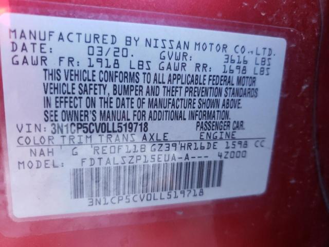 Photo 9 VIN: 3N1CP5CV0LL519718 - NISSAN KICKS SV 