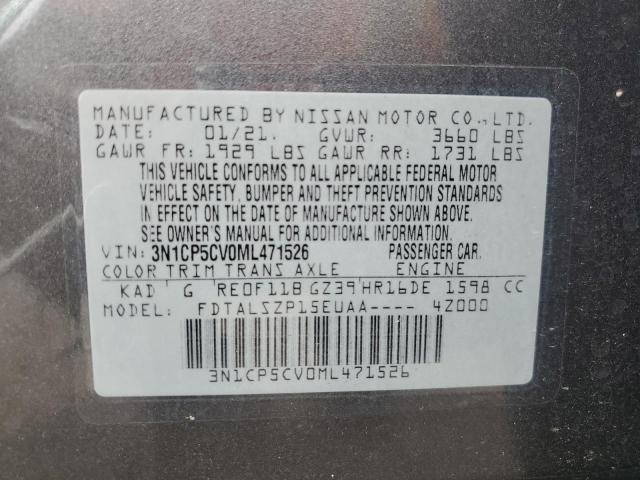 Photo 12 VIN: 3N1CP5CV0ML471526 - NISSAN KICKS SV 