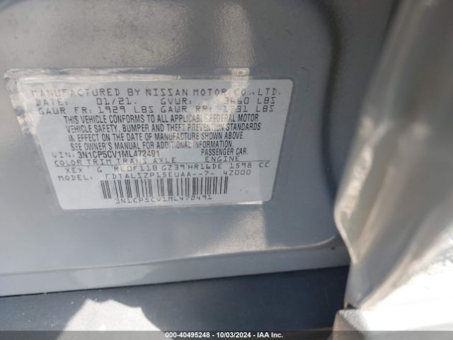 Photo 8 VIN: 3N1CP5CV1ML472491 - NISSAN KICKS 