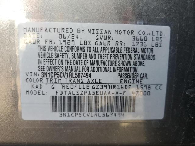 Photo 11 VIN: 3N1CP5CV1RL567494 - NISSAN KICKS SV 