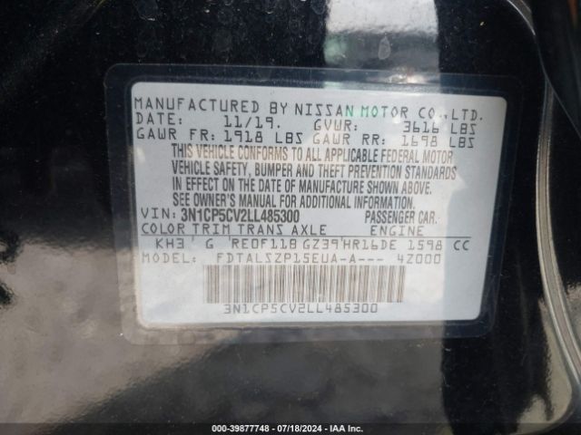 Photo 8 VIN: 3N1CP5CV2LL485300 - NISSAN KICKS 