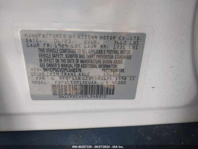 Photo 8 VIN: 3N1CP5CV2PL548370 - NISSAN KICKS 