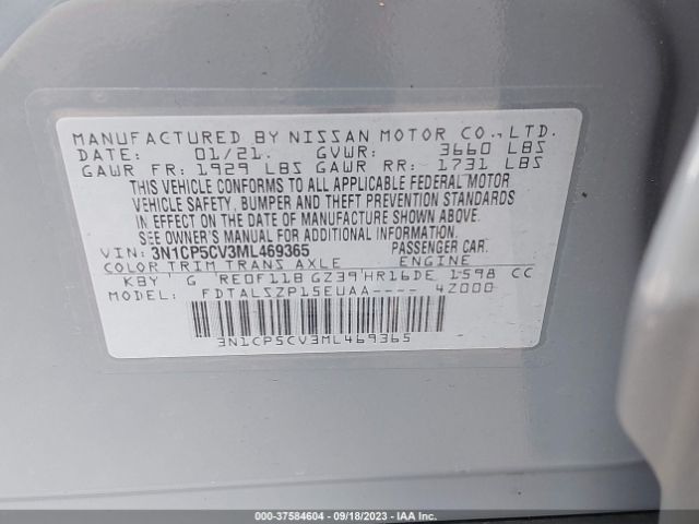 Photo 8 VIN: 3N1CP5CV3ML469365 - NISSAN KICKS 