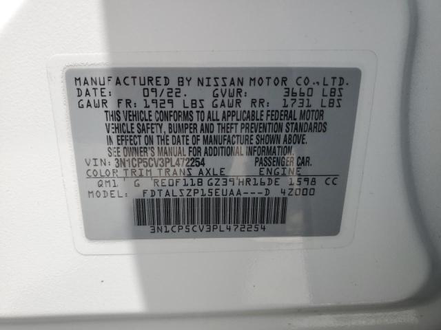 Photo 12 VIN: 3N1CP5CV3PL472254 - NISSAN KICKS SV 