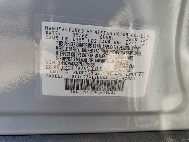 Photo 12 VIN: 3N1CP5CV3PL478636 - NISSAN KICKS SV 