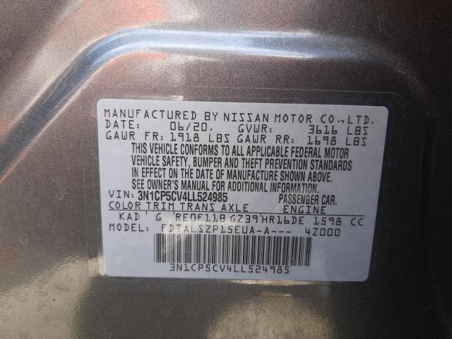 Photo 9 VIN: 3N1CP5CV4LL524985 - NISSAN KICKS SV 