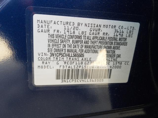 Photo 9 VIN: 3N1CP5CV4LL565505 - NISSAN KICKS SV 