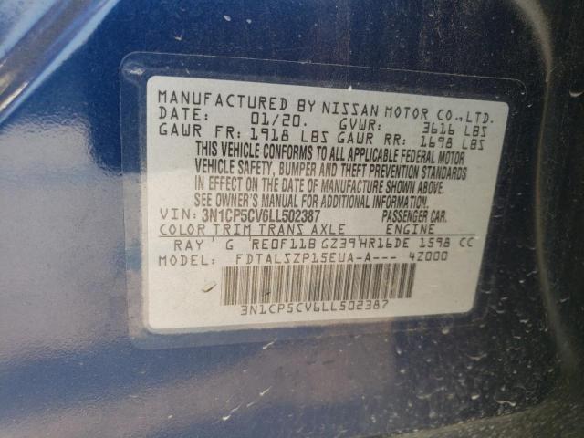 Photo 11 VIN: 3N1CP5CV6LL502387 - NISSAN KICKS 