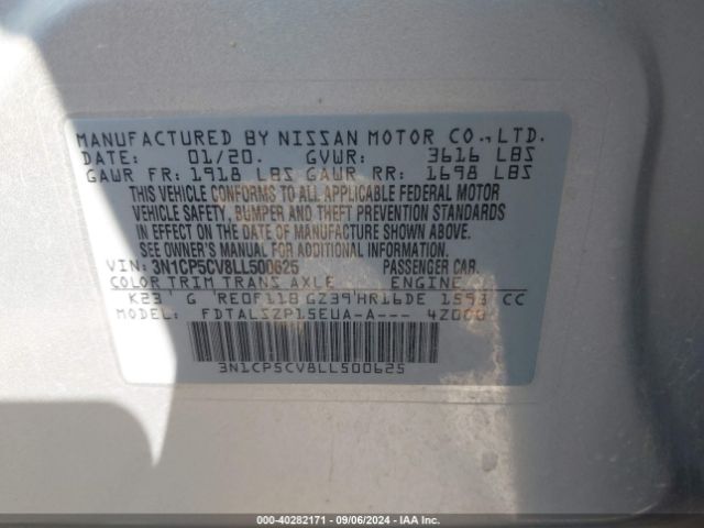 Photo 8 VIN: 3N1CP5CV8LL500625 - NISSAN KICKS 