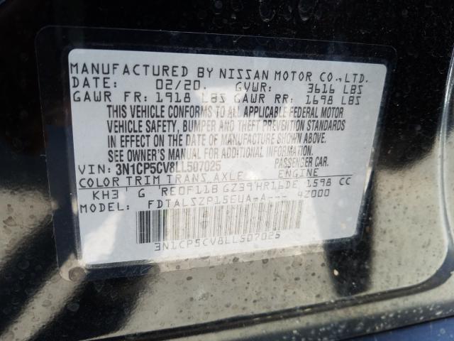 Photo 9 VIN: 3N1CP5CV8LL507025 - NISSAN KICKS SV 