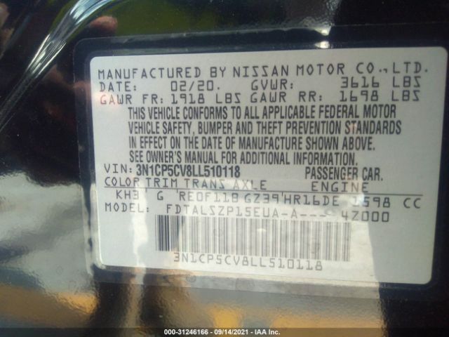 Photo 8 VIN: 3N1CP5CV8LL510118 - NISSAN KICKS 