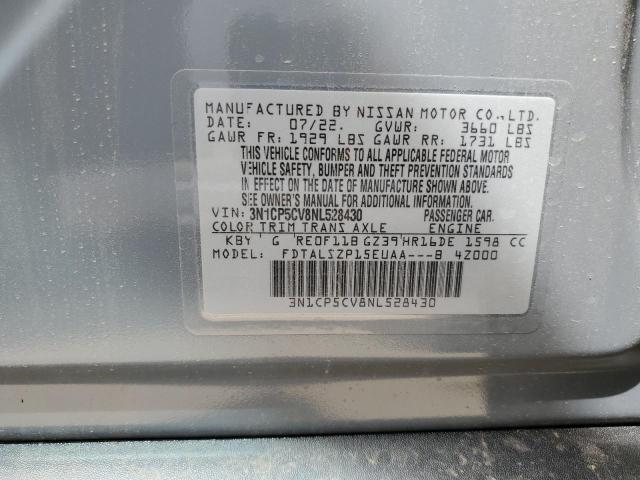 Photo 9 VIN: 3N1CP5CV8NL528430 - NISSAN KICKS SV 