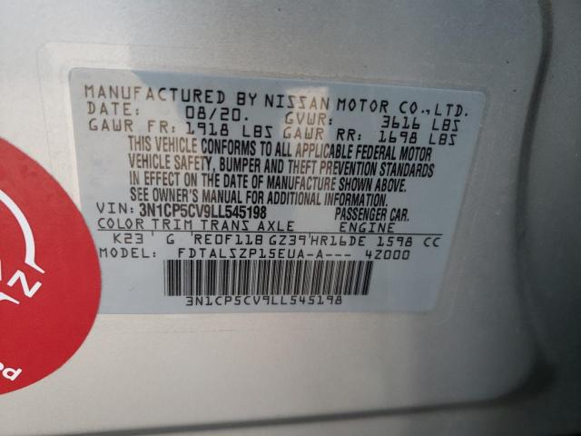 Photo 9 VIN: 3N1CP5CV9LL545198 - NISSAN KICKS SV 