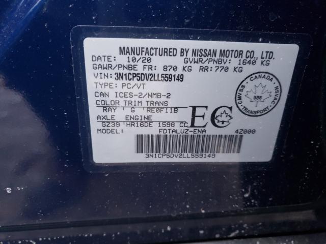 Photo 9 VIN: 3N1CP5DV2LL559149 - NISSAN KICKS SR 