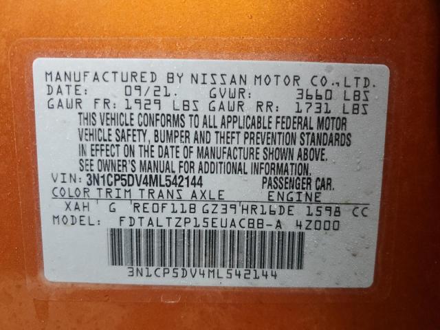 Photo 11 VIN: 3N1CP5DV4ML542144 - NISSAN KICKS 