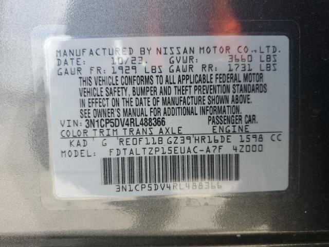 Photo 12 VIN: 3N1CP5DV4RL488366 - NISSAN KICKS SR 