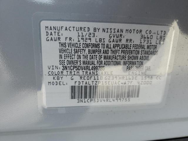 Photo 12 VIN: 3N1CP5DV4RL499755 - NISSAN KICKS SR 