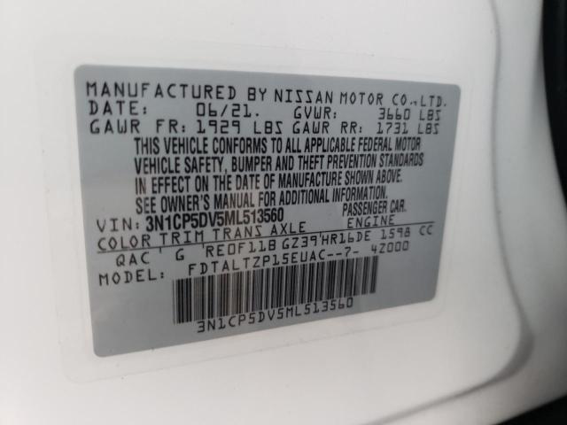 Photo 9 VIN: 3N1CP5DV5ML513560 - NISSAN KICKS SR 