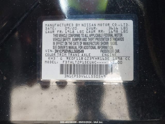 Photo 8 VIN: 3N1CP5DV6LL550549 - NISSAN KICKS 