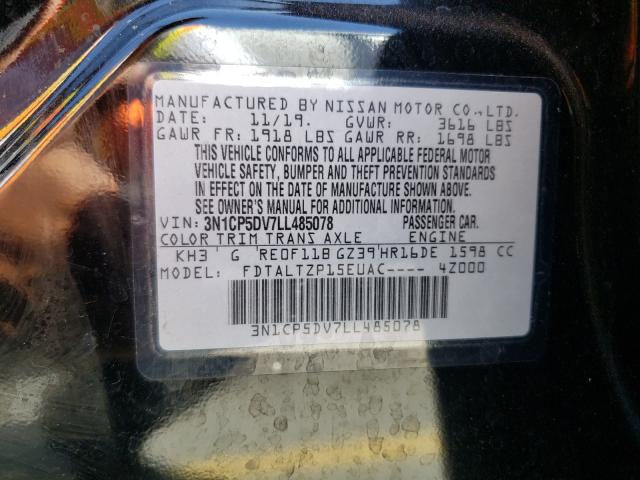 Photo 9 VIN: 3N1CP5DV7LL485078 - NISSAN KICKS SR 