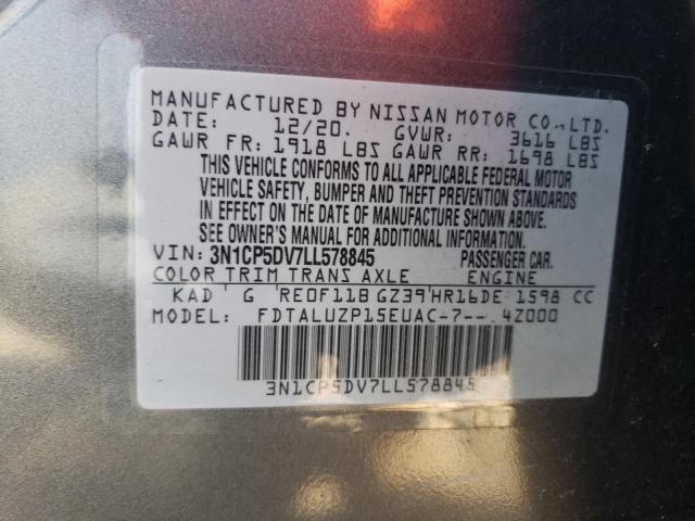 Photo 12 VIN: 3N1CP5DV7LL578845 - NISSAN KICKS SR 