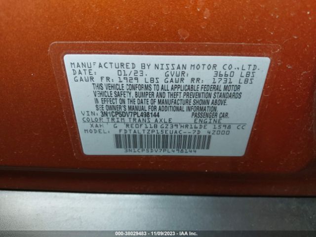 Photo 8 VIN: 3N1CP5DV7PL498144 - NISSAN KICKS 