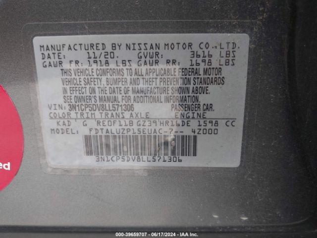 Photo 8 VIN: 3N1CP5DV8LL571306 - NISSAN KICKS 