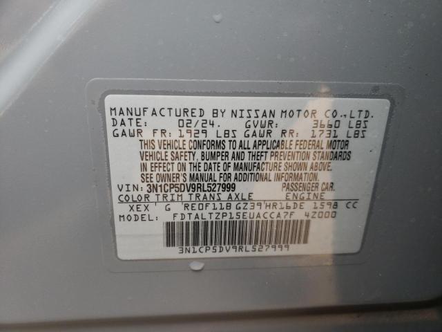 Photo 12 VIN: 3N1CP5DV9RL527999 - NISSAN KICKS SR 