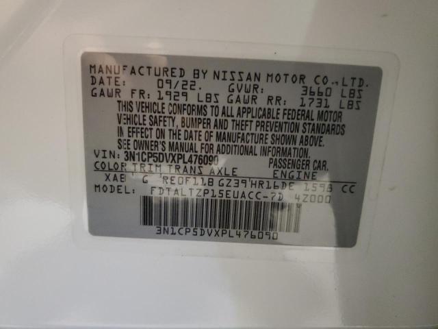 Photo 12 VIN: 3N1CP5DVXPL476090 - NISSAN KICKS SR 