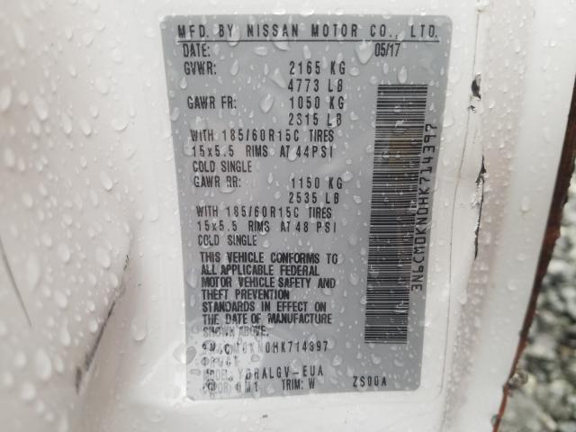 Photo 9 VIN: 3N6CM0KN0HK714397 - NISSAN NV200 2.5S 