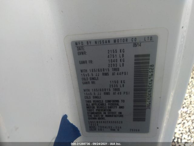 Photo 8 VIN: 3N6CM0KN2EK696528 - NISSAN NV200 