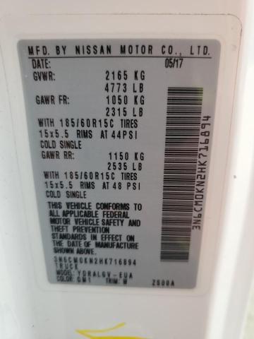 Photo 12 VIN: 3N6CM0KN2HK716894 - NISSAN NV 