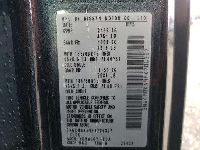 Photo 9 VIN: 3N6CM0KN9FK706327 - NISSAN NV200 2.5S 