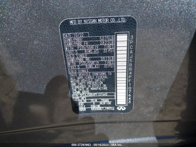 Photo 8 VIN: 3PCAJ5BB4PF107643 - INFINITI QX50 