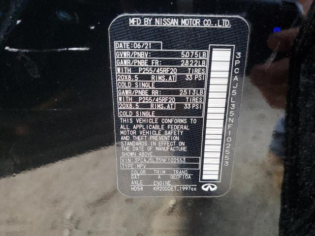 Photo 12 VIN: 3PCAJ5L35NF102553 - INFINITI QX55 SENSO 