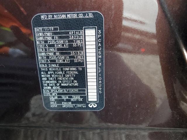 Photo 13 VIN: 3PCAJ5M13LF108295 - INFINITI QX50 PURE 